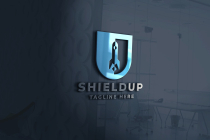 Shield Up Security Pro Logo Template Screenshot 1