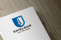 Shield Up Security Pro Logo Template Screenshot 2