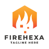 Fire Hexa Pro Logo Template