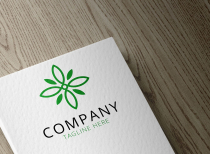 Flower Leaf Logo Design Screenshot 1