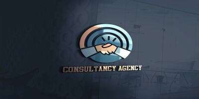 Consultancy Business Logo Template For Consulting