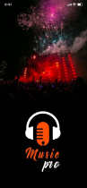 Music Pro - Adobe XD Mobile UI Kit  Screenshot 1