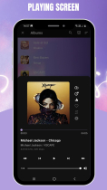 Super Music Player with Admob Ads - Android Screenshot 1