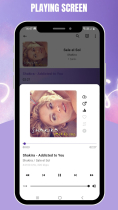 Super Music Player with Admob Ads - Android Screenshot 2