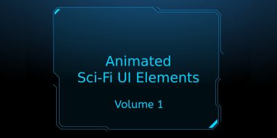 Animated Sci-Fi UI Elements for Unity 3D Vol. 1