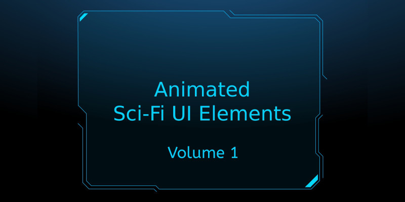 Animated Sci-Fi UI Elements for Unity 3D Vol. 1