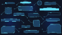 Animated Sci-Fi UI Elements for Unity 3D Vol. 2 Screenshot 15
