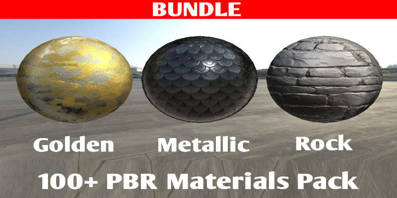 PBR Materials-Texture Pack Bundle for Unity 3D