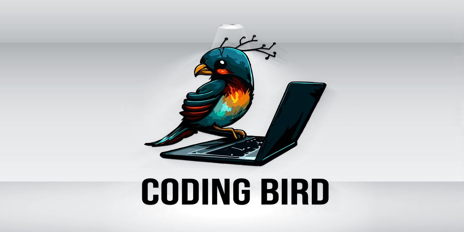 Coding Bird Logo Template For Programming by Rsdesigns | Codester