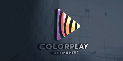 Color Play Pro Logo Template