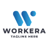 Workera Letter W Pro Logo Template