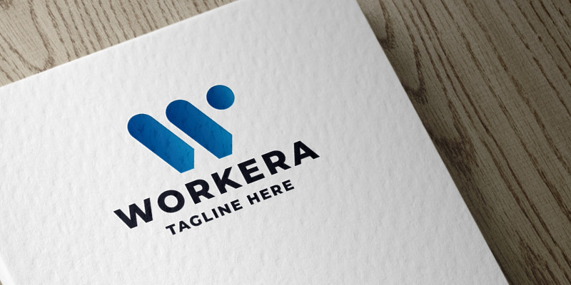 Workera Letter W Pro Logo Template