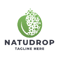 Nature Drop Pro Logo Template