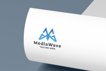 Media Wave Logo Template Screenshot 1