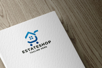 Real Estate Shop Pro Logo Template Screenshot 2