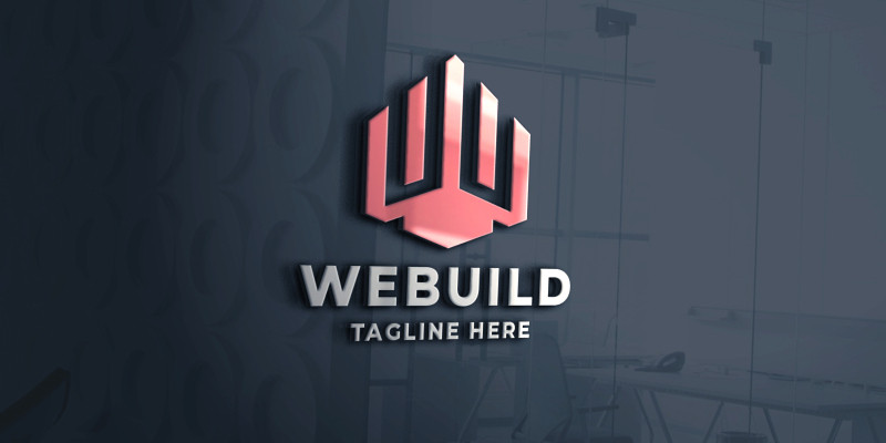 Web Build Letter W Pro Logo Template