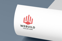 Web Build Letter W Pro Logo Template Screenshot 1