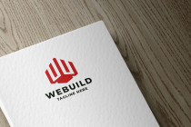Web Build Letter W Pro Logo Template Screenshot 2