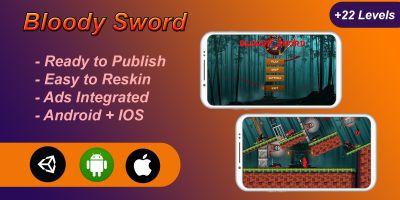 Bloody Sword - Complete Unity Template With Ads