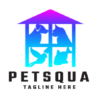 Pet Shop Square Logo Template