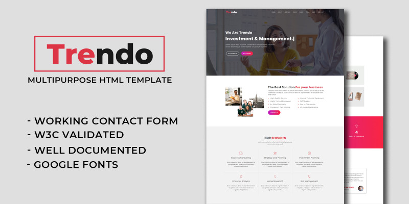 Trendo - Multipurpose HTML Template