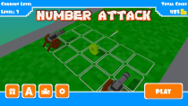 Number Attack - Unity Game Template  Screenshot 1