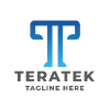 teratek-letter-t-pro-logo-template