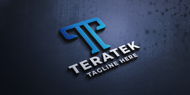 Teratek Letter T Pro Logo Template