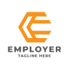 Employer Letter E Pro Logo Template