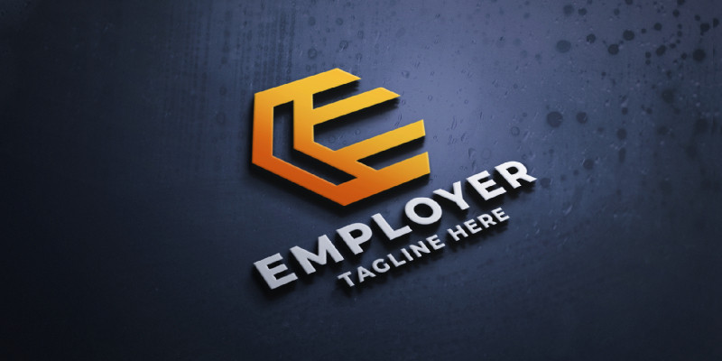 Employer Letter E Pro Logo Template
