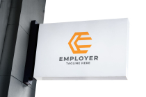 Employer Letter E Pro Logo Template Screenshot 3