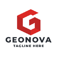 Geonova Cubical G Letter Pro Logo Template