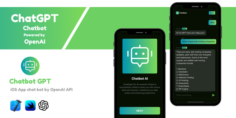 ChatGPT AI Chatbot - GPT3.5-turbo iOS App