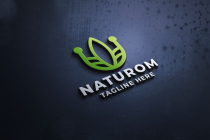 Naturom Pro Logo Template Screenshot 1