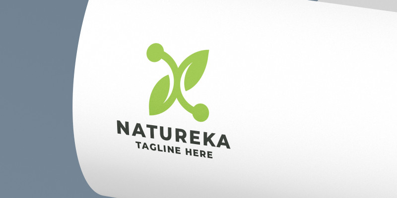 Natureka Letter N Pro Logo Template