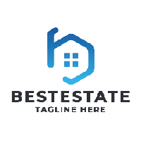 Best Real Estate Letter B Pro Logo Template
