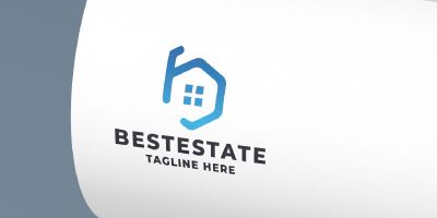 Best Real Estate Letter B Pro Logo Template