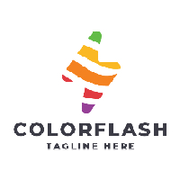 Color Flash Pro Logo Template