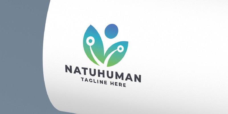 Nature Human Pro Logo Template