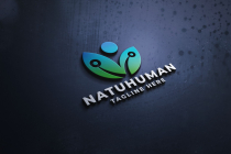 Nature Human Pro Logo Template Screenshot 1