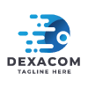 Dexacom Letter D Pro Logo Template