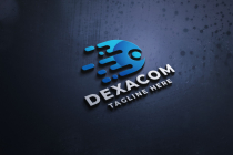 Dexacom Letter D Pro Logo Template Screenshot 1
