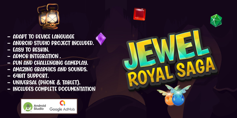 Jewel Royal Saga - Android Studio Template