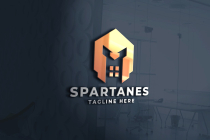Spartan Estate Pro Logo Template Screenshot 1