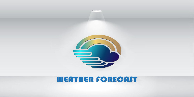 Weather Forecast With Cloud Modern Design