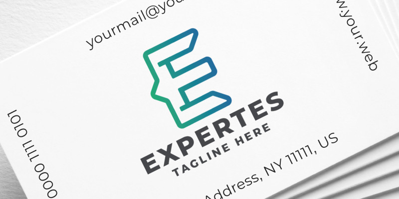 Expertes Letter E Pro Logo Template