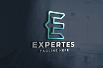 Expertes Letter E Pro Logo Template Screenshot 1