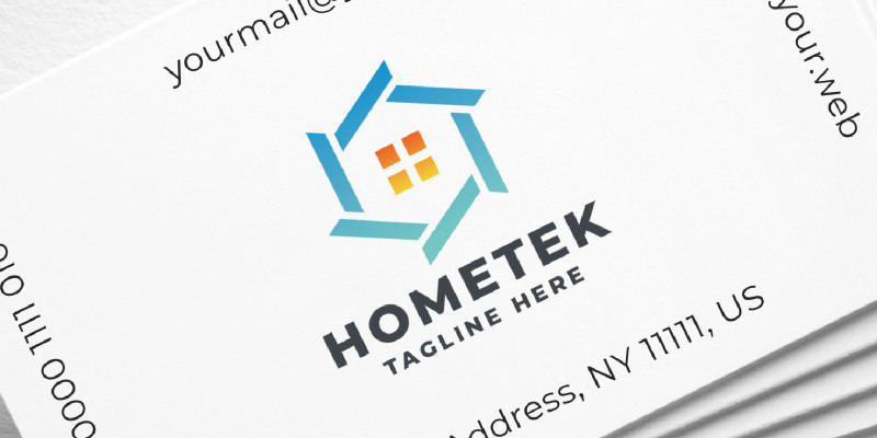 Hometek Real Estate Pro Logo Template