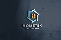 Hometek Real Estate Pro Logo Template Screenshot 1