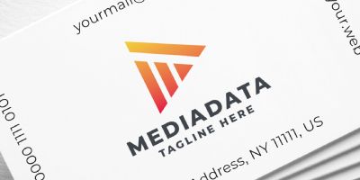 Media Data Pro Logo Template